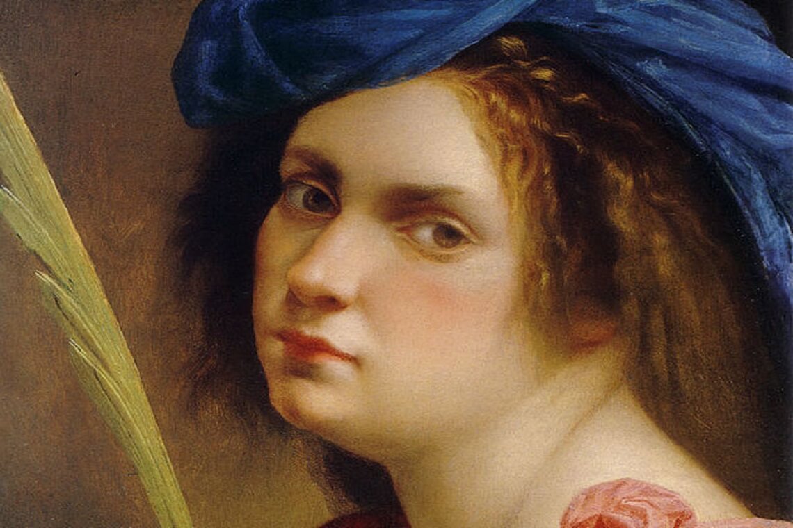 Foto: Alice Maria Galeazzo Bernini/Reprodução: Artemisia Gentileschi Autoretrato, 1615