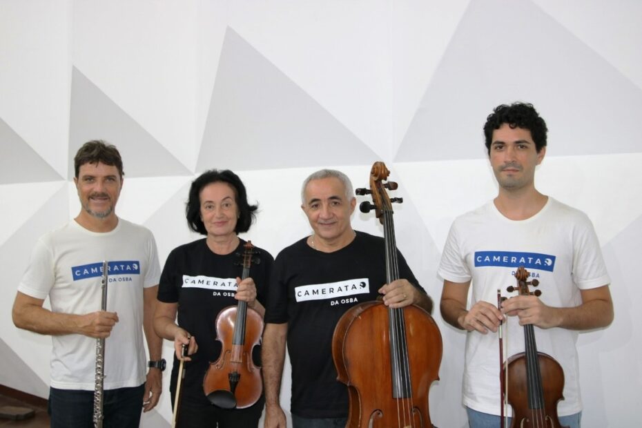 Camerata Quarteto Novo apresenta repertório junino na Terça Musical, no dia 18