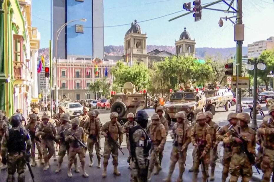 Tentativa de golpe de Estado na Bolívia resulta em 17 prisões