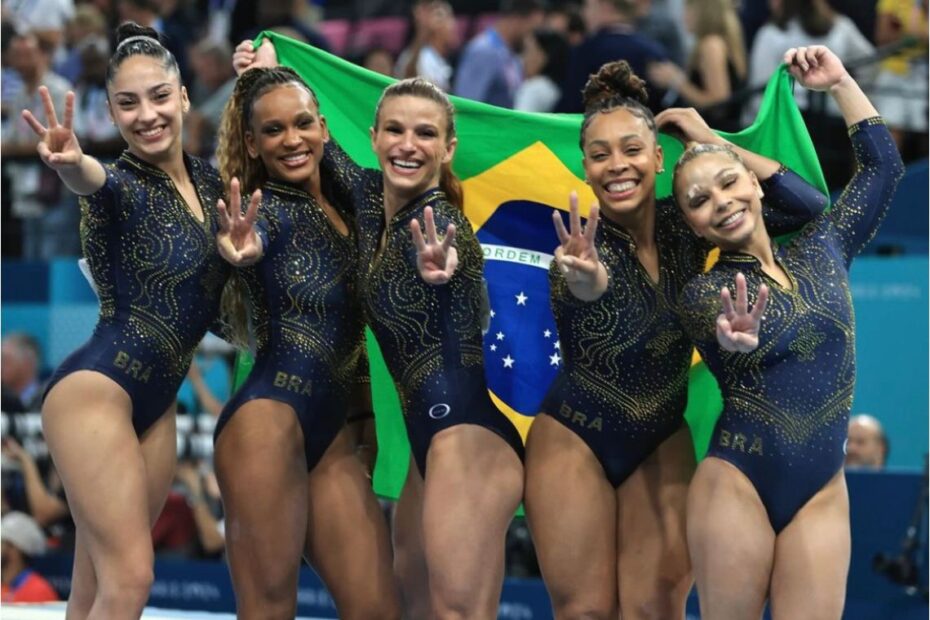 Paris 2024 - Brasil medalha de bronze na ginástica feminina