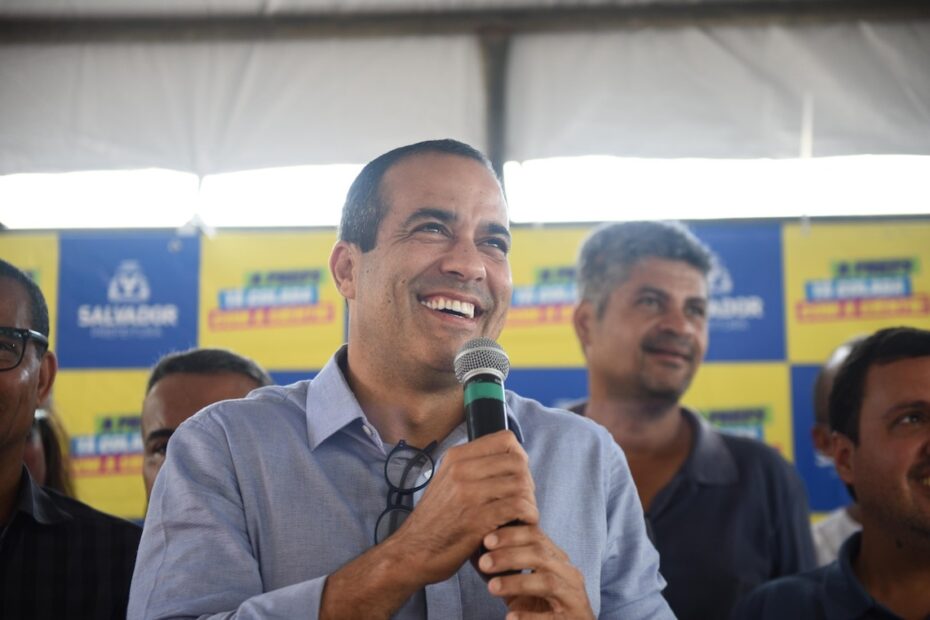 Nova pesquisa aponta prefeito de Salvador com 67,6% das intenções de voto na disputa pela reeleição