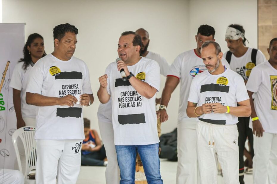 Geraldo promete volta da capoeira para as escolas