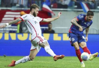 Apesar da boa atuação, Bahia perde para Flamengo por 1 a 0 no jogo de ida da Copa do Brasil - 