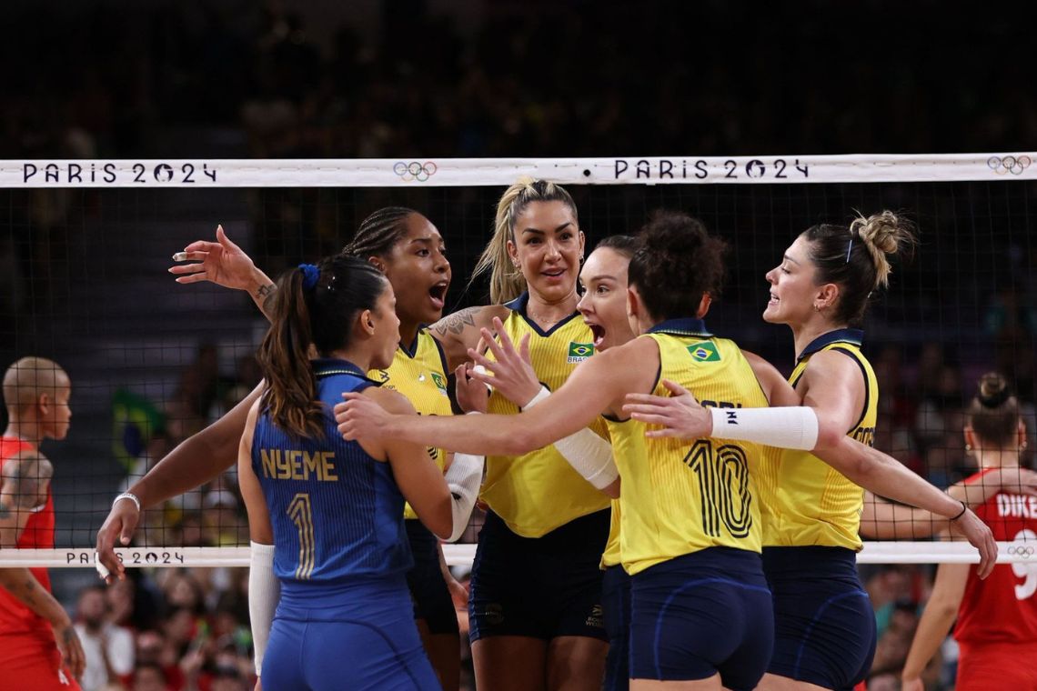 Brasil supera Turquia e conquista medalha de bronze no vôlei feminino - 