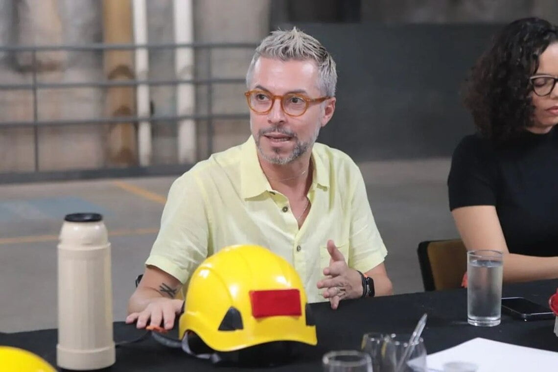 Bruno Monteiro visita obras do TCA e afirma que teatro será o mais moderno do Brasil - 