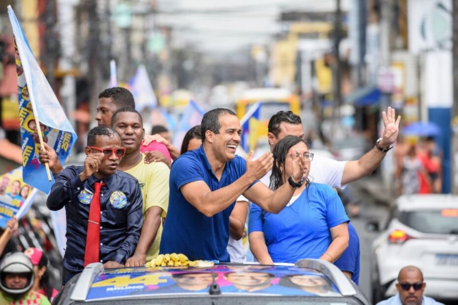 Bruno Reis celebra campanha ‘histórica’ e se diz confiante em vitória no 1º turno - 