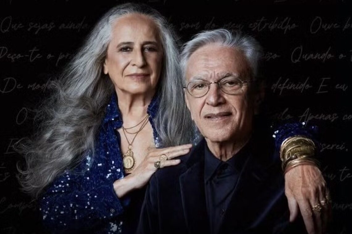 Caetano Veloso e Maria Bethânia compartilham ensaio para turnê dupla - 