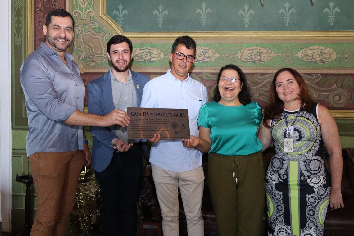 Câmara de Salvador recebe homenagem por ter abrigado a primeira Casa da Moeda do Brasil - 
