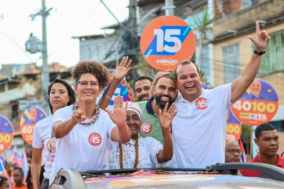 Geraldo Júnior demonstra confiança em vitória no primeiro turno e promete programa social complementar ao Bolsa Família - 