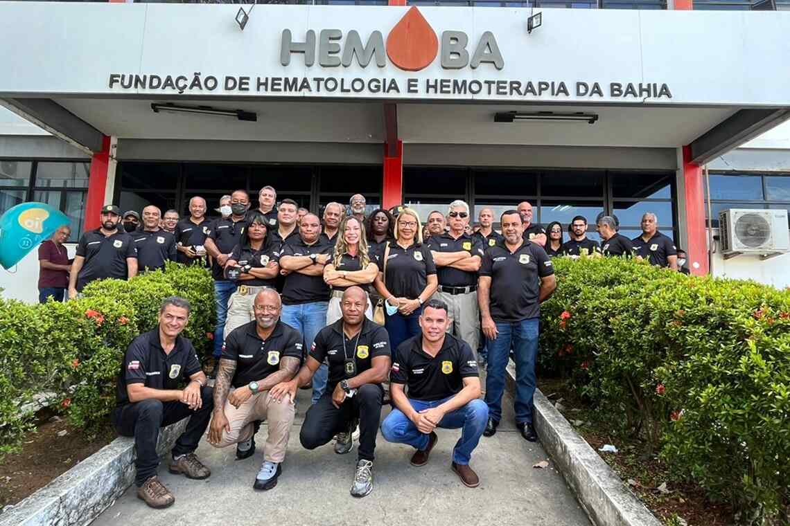 Hemoba e Polícia Civil da Bahia se unem em campanha pela doação de sangue - 