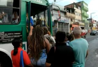 Após 4° dia suspenso, ônibus voltam a circular no bairro Uruguai, com reforço da PM - 