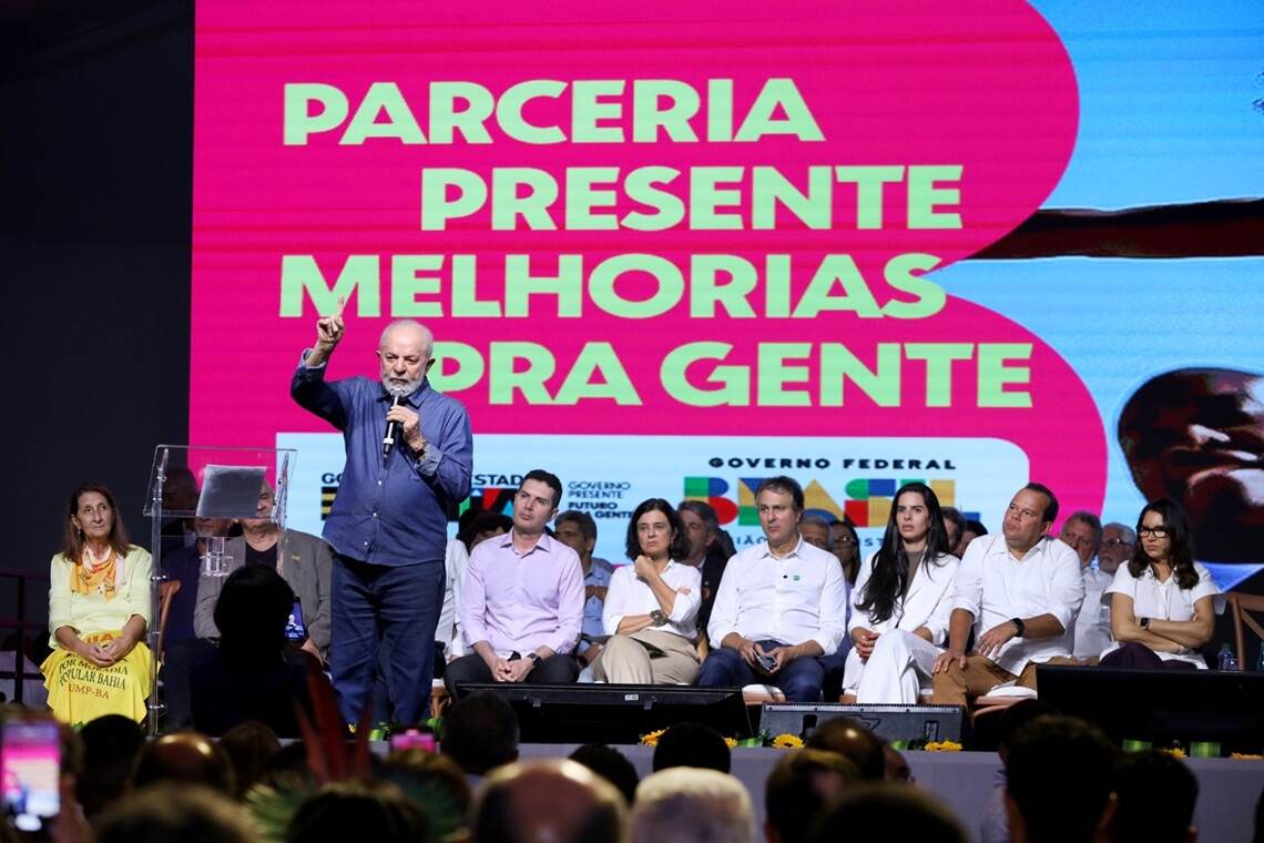 Para manter apoio político do União Brasil, Lula evita citar Geraldinho em discurso - 