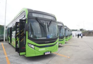 Linha da Lapa recebe ônibus elétrico para testes a partir desta terça - 