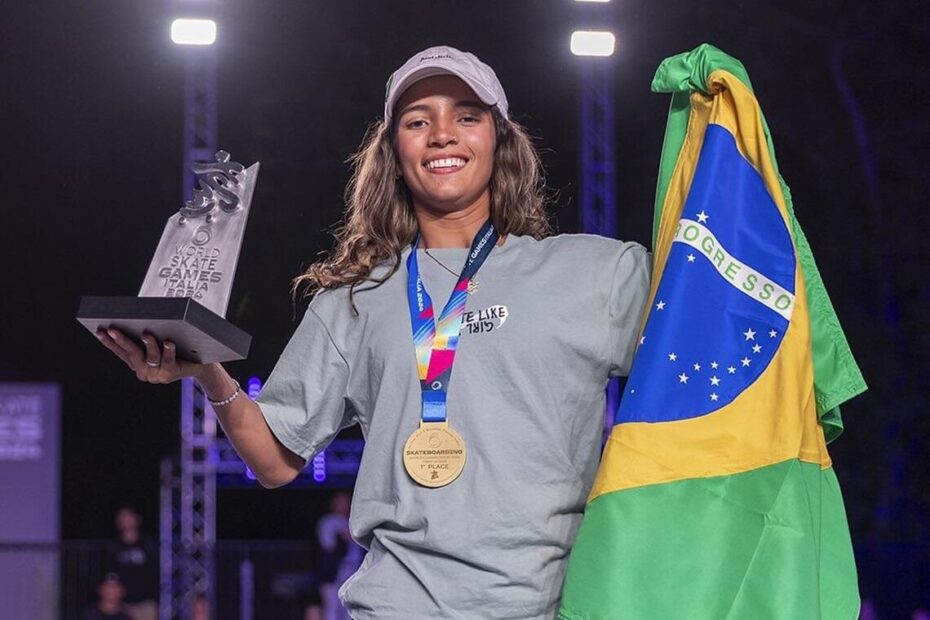 Rayssa Leal é bicampeã mundial de skate street na Itália - 