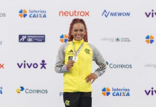 Rebeca Andrade conquista medalha de ouro no Campeonato Brasileiro de Ginástica - 