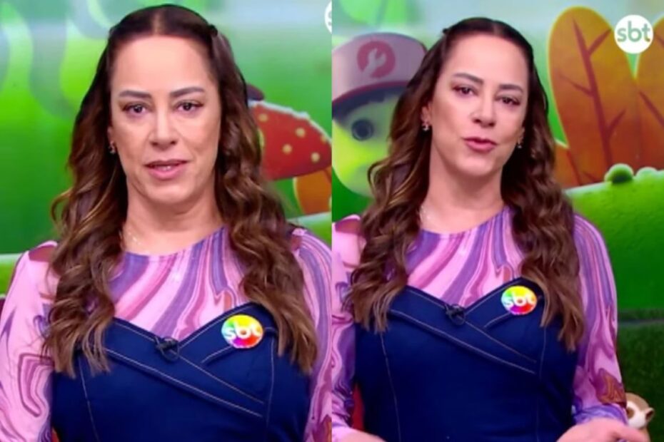 Silvia Abravanel não contém a emoção em primeira aparição no SBT após a morte de Silvio Santos - 