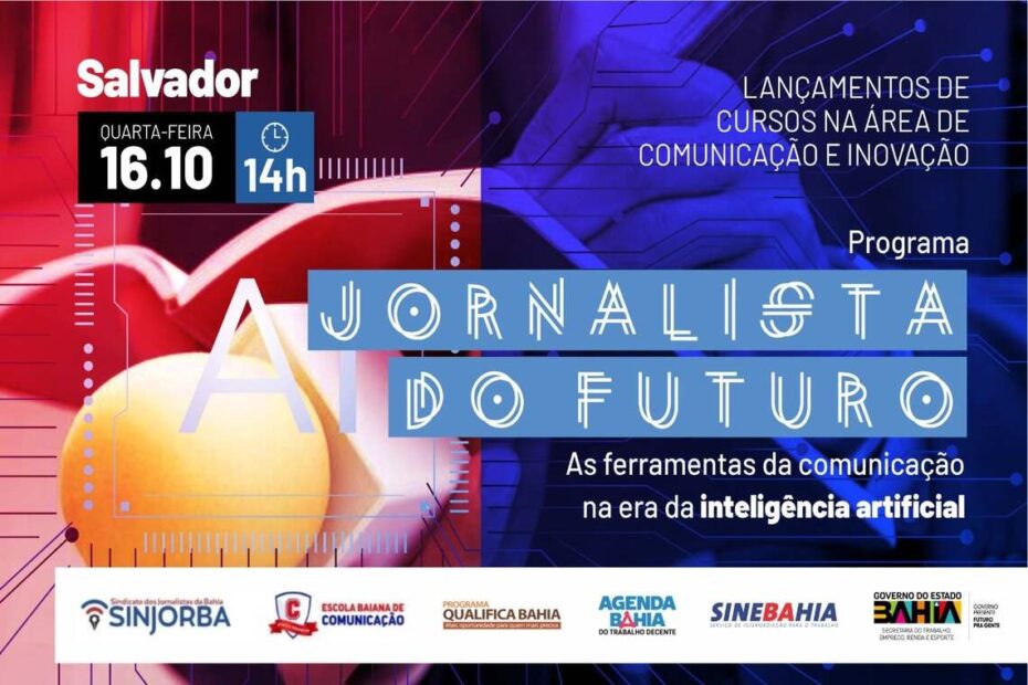 Sinjorba lança programa Jornalista do Futuro com cursos de capacitação - 