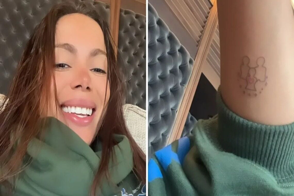 Anitta rebate críticas a respeito de nova tatuagem sobre constelação familiar - 