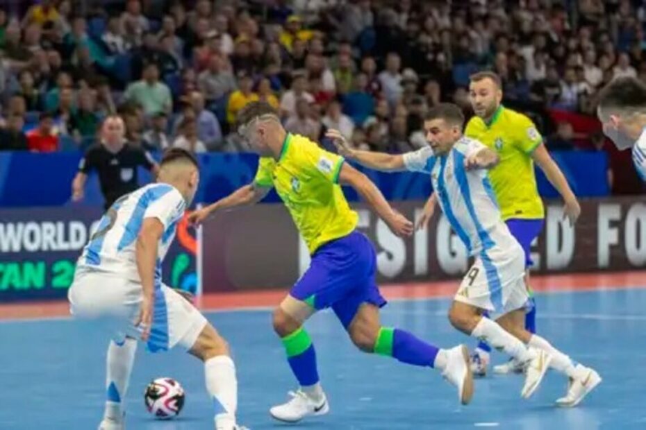 Brasil conquista hexacampeonato mundial de futsal com vitória emocionante sobre a Argentina - 