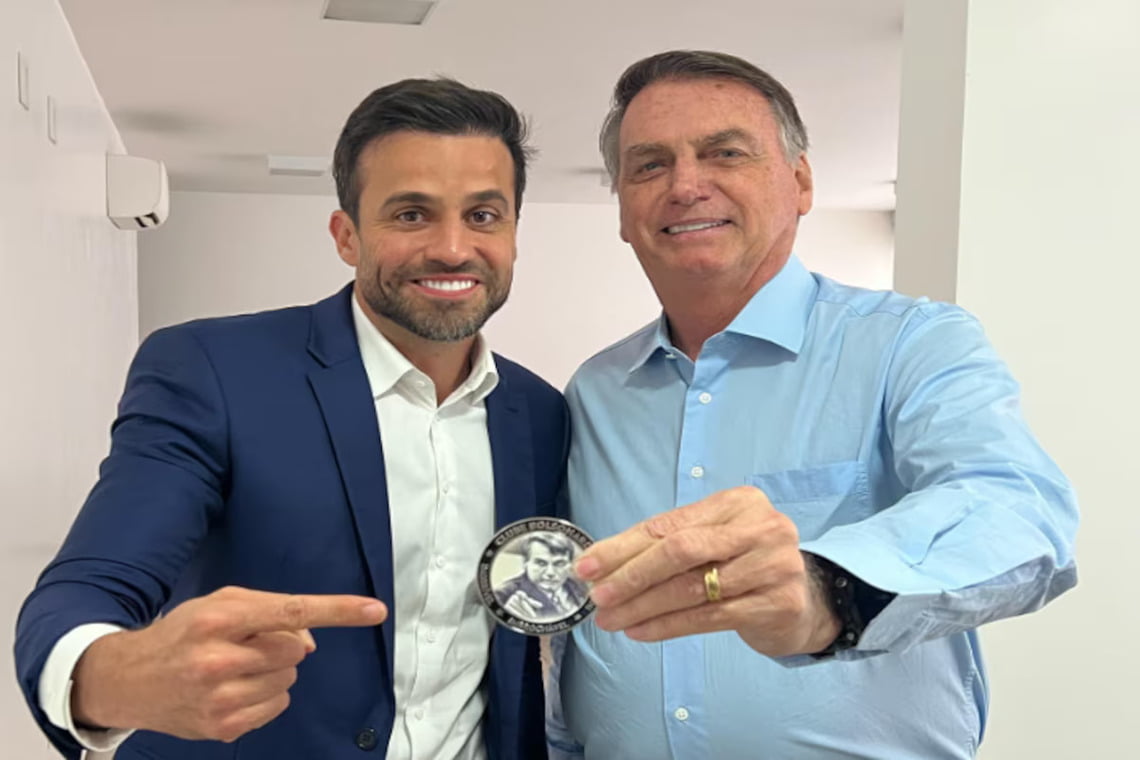 Bolsonaro compartilha vídeo de Marçal com aliados, que veem indireta para Ricardo Nunes - 