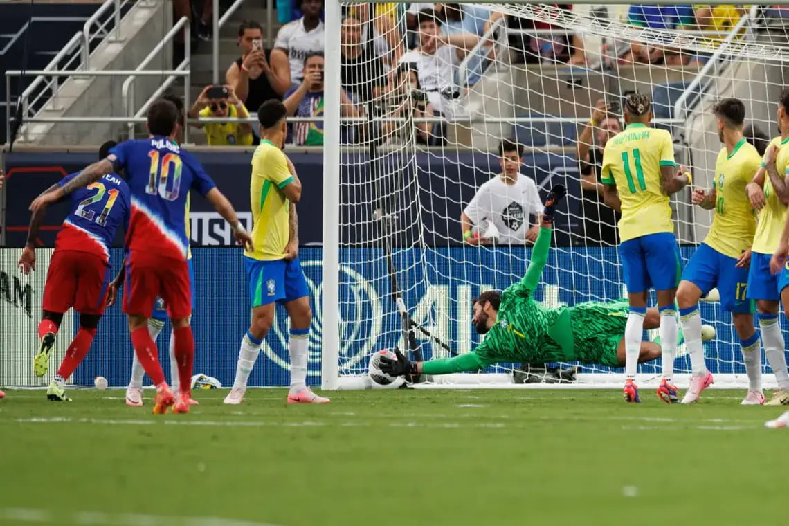 Brasil empata com Estados Unidos em último teste antes da Copa América - 