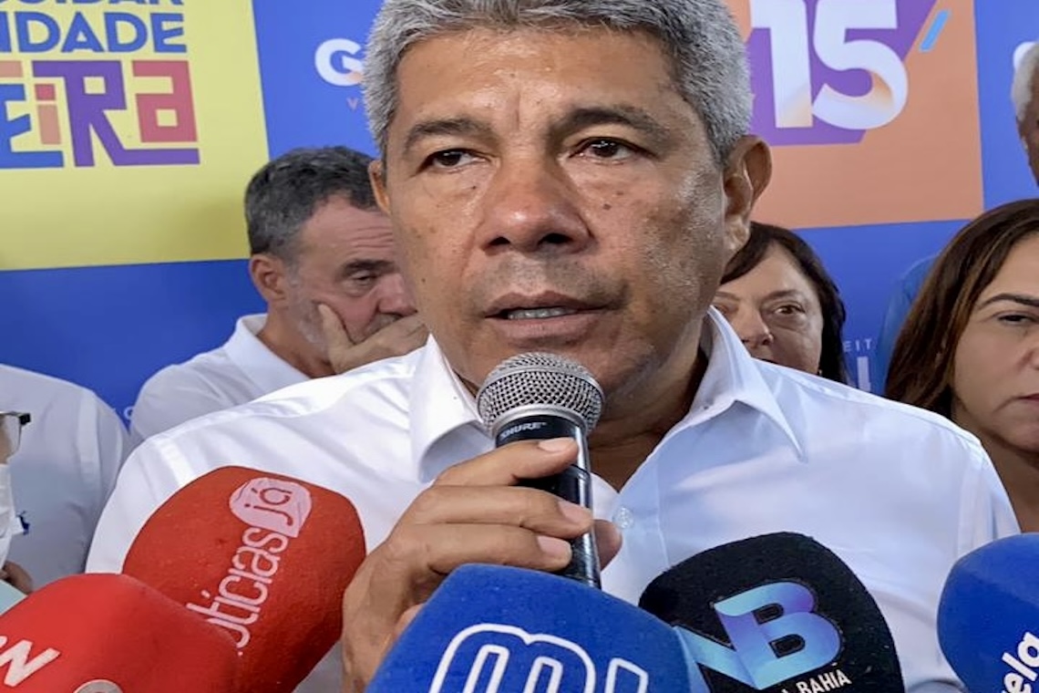 Em discurso, governador tenta colar Geraldo Jr com Lula ao enaltecer candidatura de vice a prefeito de Salvador - 