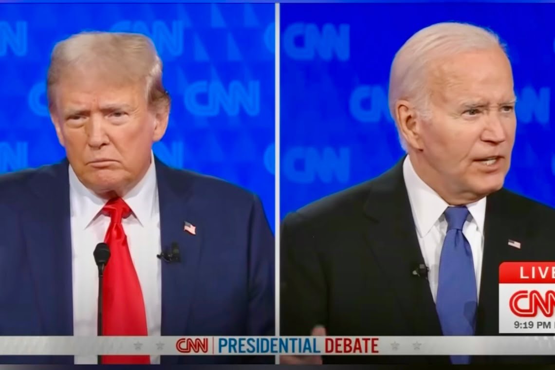 Debate entre Biden e Trump: presidente tem momentos de silêncio e confusão - 