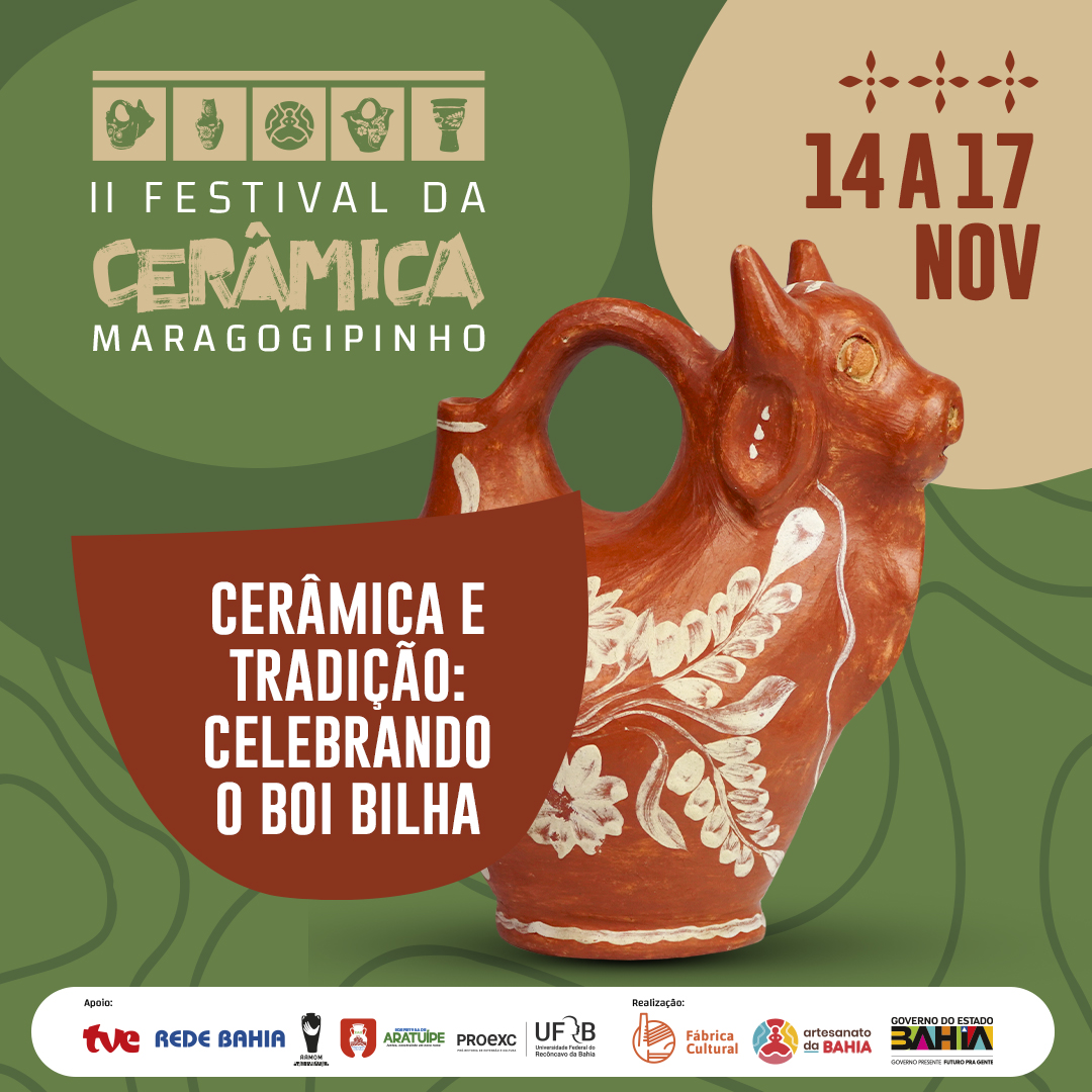 ARTESANATO DA BAHIA – 2º Festival da Cerâmica Maragogipinho – Banner 400×400.