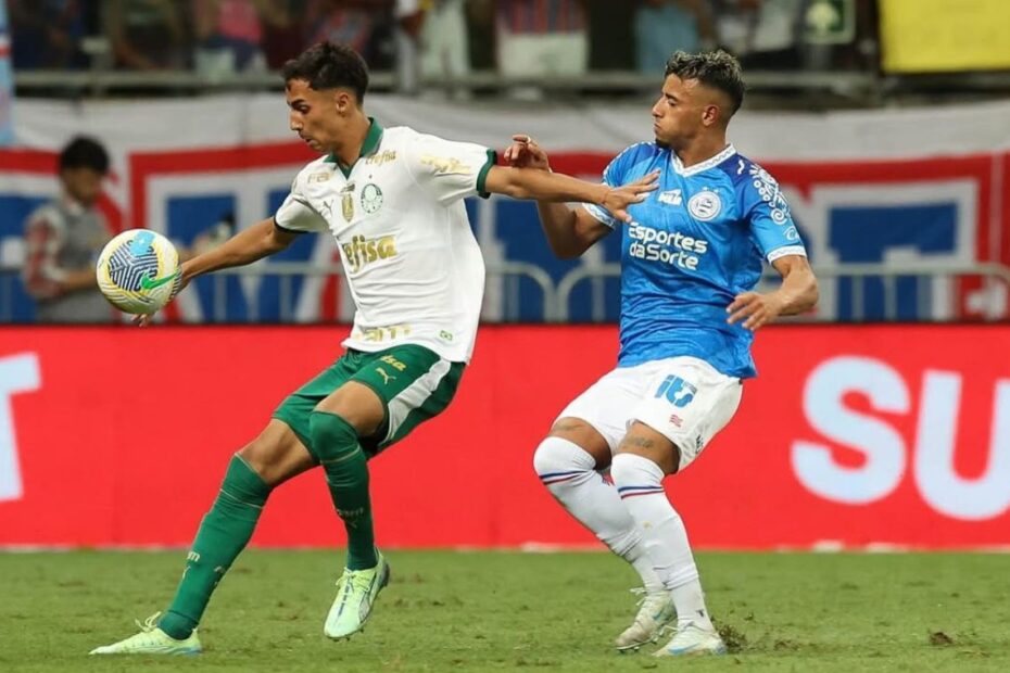 Bahia joga melhor e cria mais chances, mas vê Palmeiras sair com triunfo aos 44 do 2º tempo - 