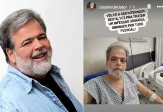 Ex-ator da Globo, Claudio Cinti pede ajuda a seguidores depois de voltar a ser internado - 