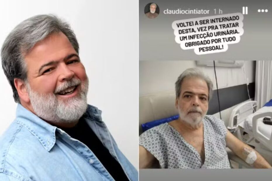 Ex-ator da Globo, Claudio Cinti pede ajuda a seguidores depois de voltar a ser internado - 