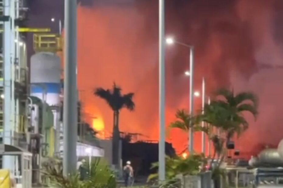 Explosão atinge polo industrial de Camaçari, mas fogo já foi controlado - 