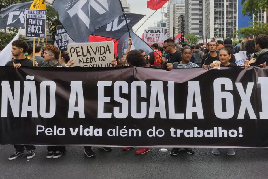 Manifestantes ocupam ruas em várias capitais em protesto contra escala 6×1 - 