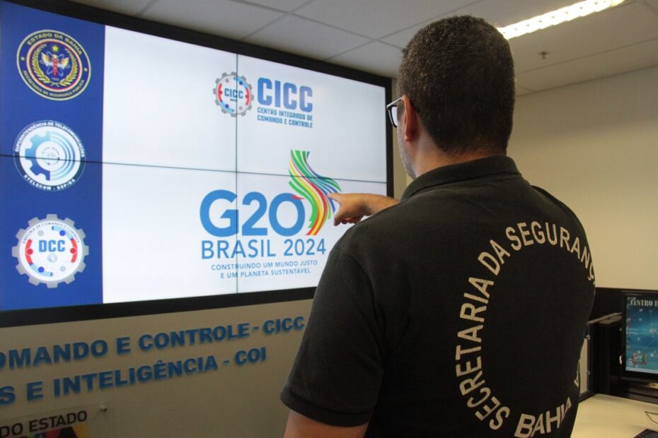 Centro Integrado da SSP é ativado para garantir segurança no G20 Cultura em Salvador - 