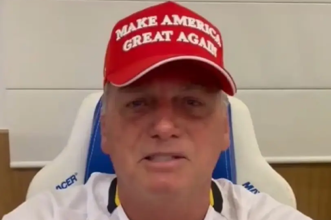 Bolsonaro parabeniza Trump pela vitória com mensagem na madrugada: “Contra tudo e contra todos” - 