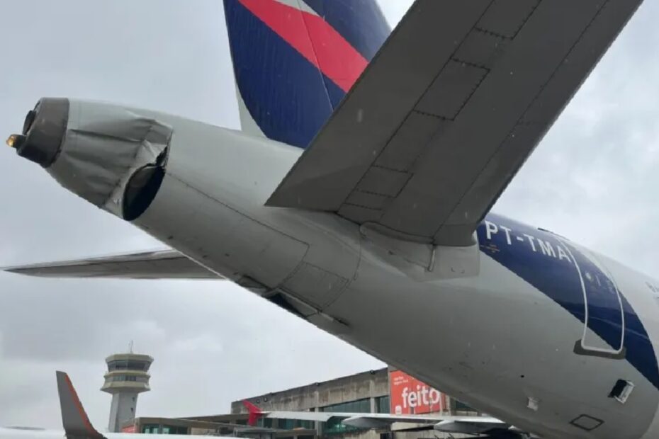 Dois aviões da Latam colidem no aeroporto de Congonhas, em São Paulo - 