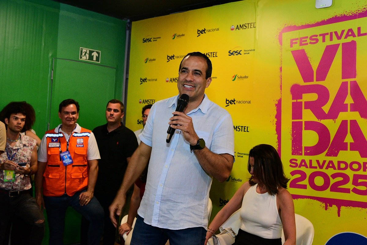 Festival Virada Salvador poderá ganhar um dia extra em 2025, anuncia Bruno Reis - 
