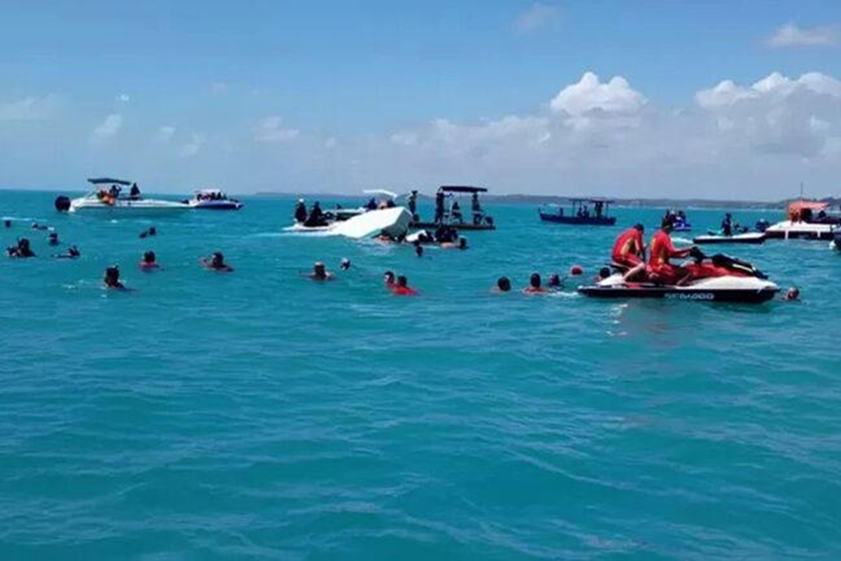 Como é o local onde catamarã naufragou em Maragogi matando empresário de SP - 