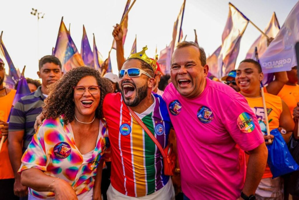 Parada LGBT com Gerald e Fabya