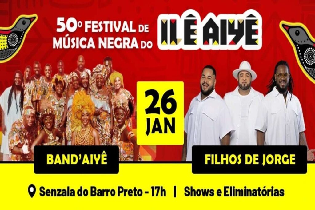 O que fazer em Salvador no fim de semana? Tatau, Cheiro de Amor, Terra Samba, Olodum e mais; confira na agenda do Portal M!