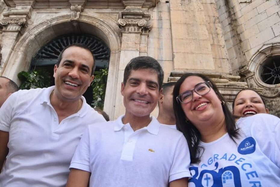 Bruno Reis, Ana Paula e ACM Neto completam cortejo após cerca de 4h30 e celebram receptividade: ‘Consequência natural do trabalho’ - 