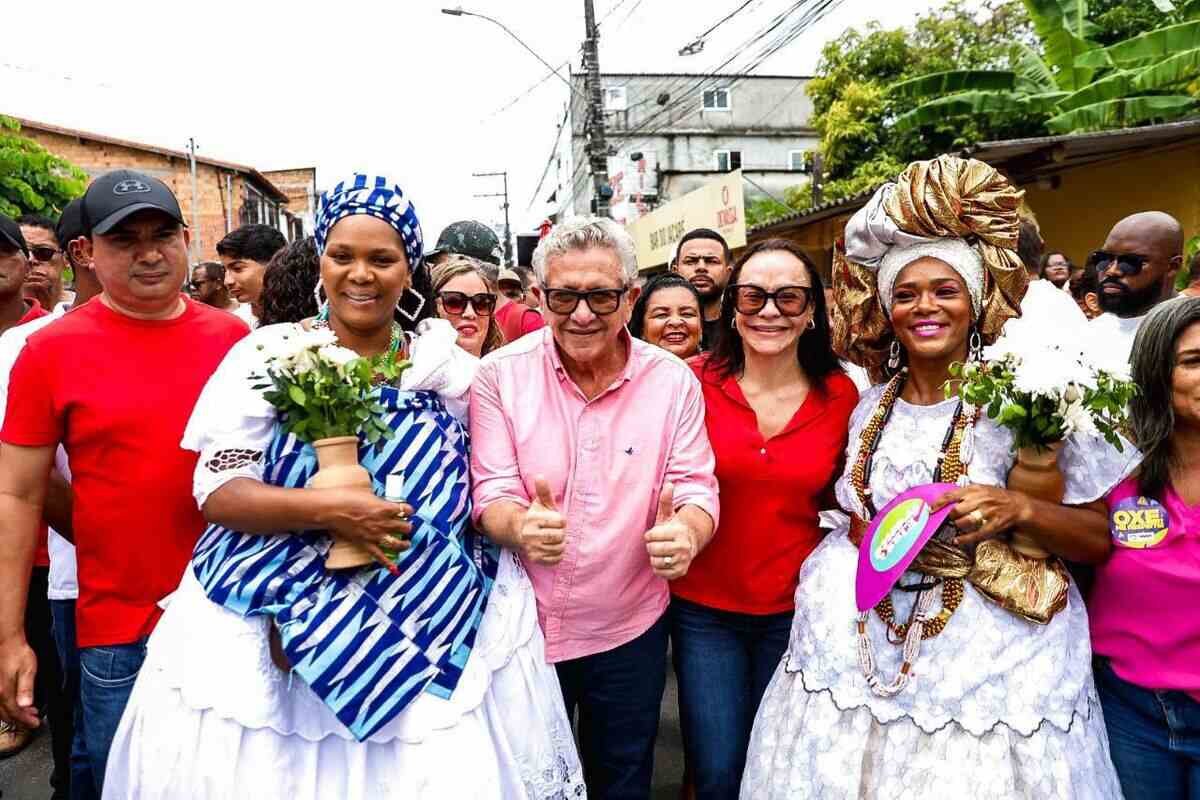 Luiz Caetano promete ‘mobilização social’ em seu governo durante Lavagem de Abrantes - 