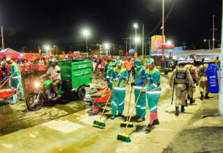 Limpurb coleta mais de 300 toneladas de resíduos na Operação Réveillon em Salvador - 