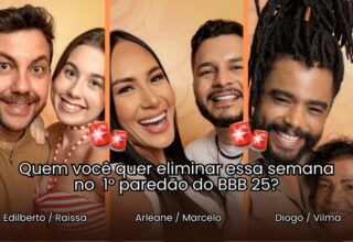 Primeiro paredão do BBB 25 será decidido nesta terça-feira - 