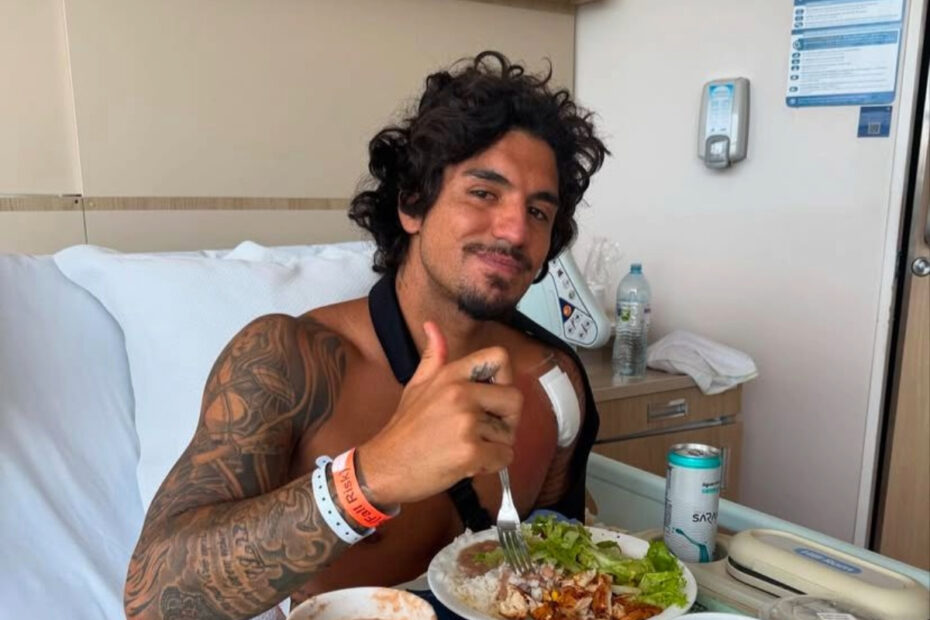 Gabriel Medina se lesiona e perde temporada 2025 da WSL - 