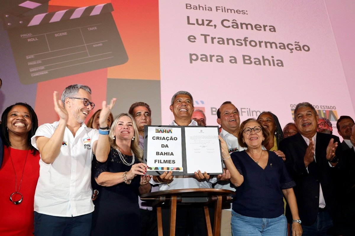 Com objetivo de fomentar o audiovisual baiano, Jerônimo sanciona lei que cria Bahia Filmes - 