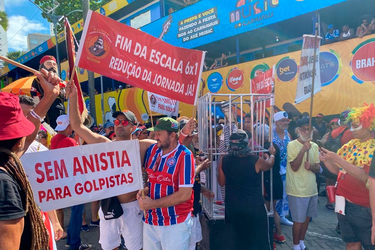 Mudança do Garcia completa 95 anos com pautas sociais e protestos contra Bolsonaro e anistia - 