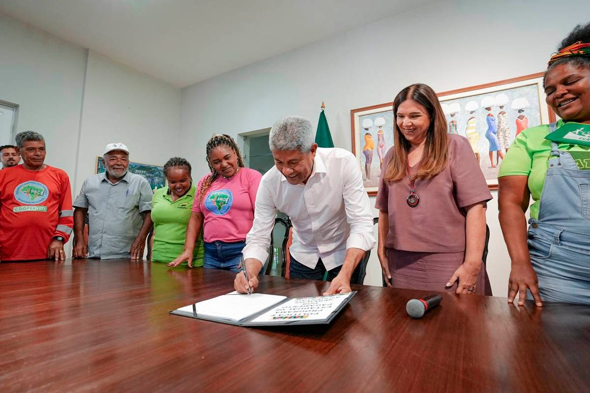 Jerônimo envia projeto à AL-BA que prevê pagamento por serviços ambientais e recebe ‘Selo Amigo Catador’ - 