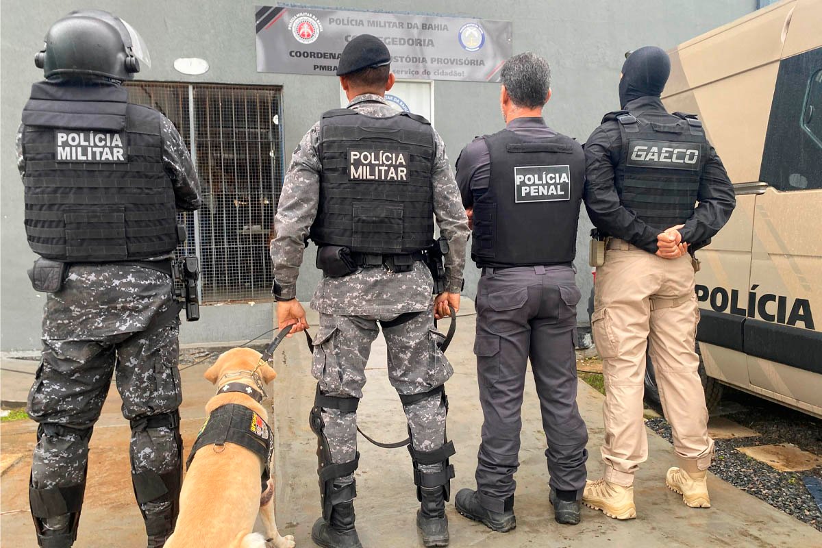 Terceira fase da Operação Bastilha combate comunicação ilegal de PMs presos na Bahia - 