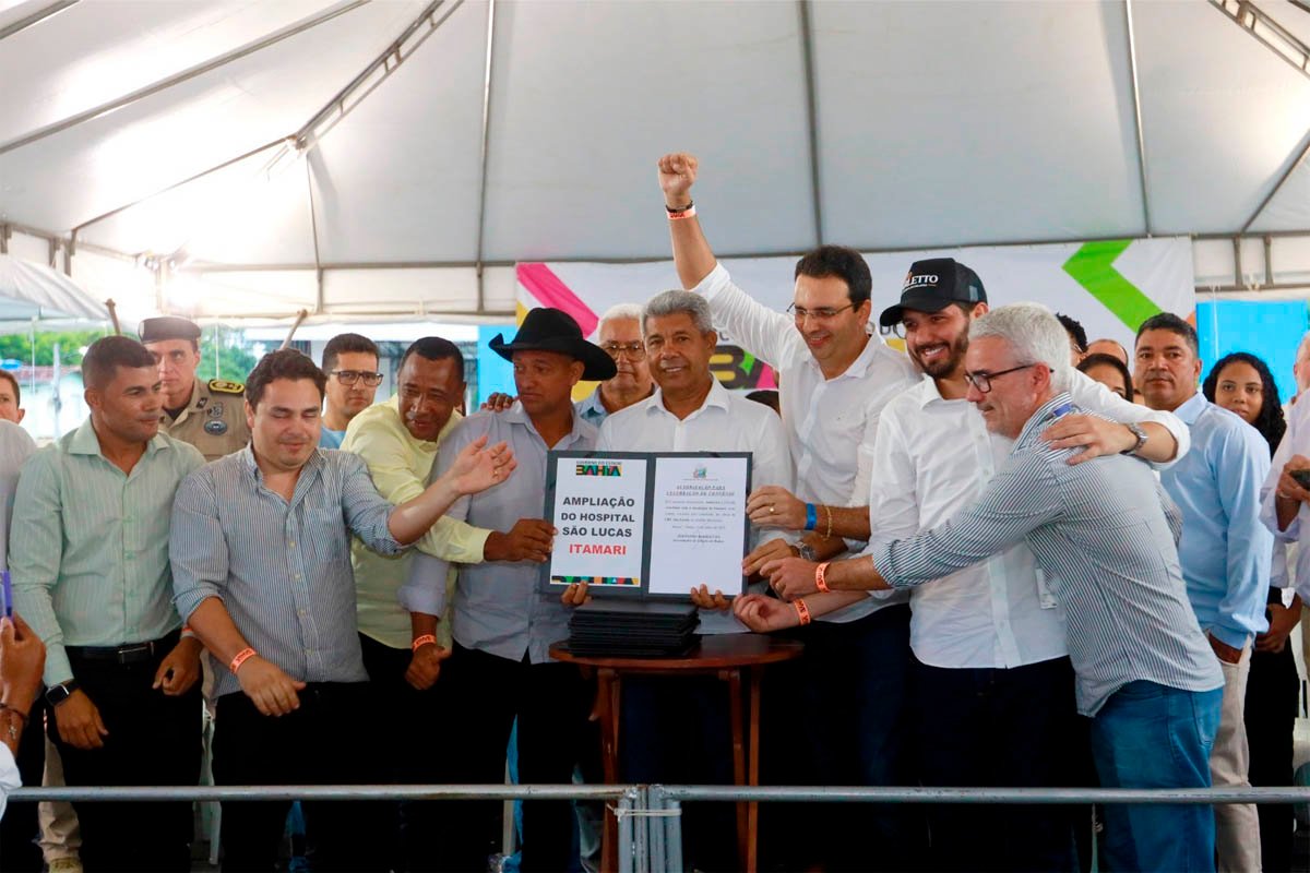 Jerônimo anuncia pacote com 10 obras e nova escola em tempo integral no município de Itamari - 